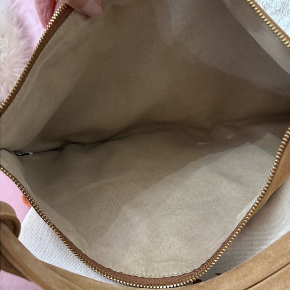 CULT GAIA Camel Brown Suede HERA bag - Picture 13 of 16